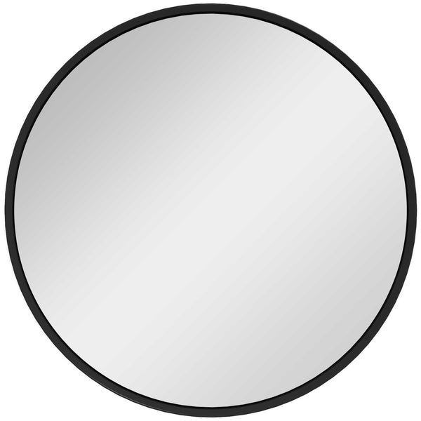 online Specchio Rotondo da Parete Ø61 cm  in Lega di Alluminio Nero