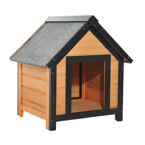 Niche d'extérieur avec toit en pente en bois de sapin imperméable 56x60,5x66 cm acquista