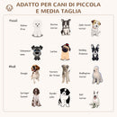 Cuccia Imbottita per Cani e Gatti 85x85x35 cm in Tessuto Grigio-7