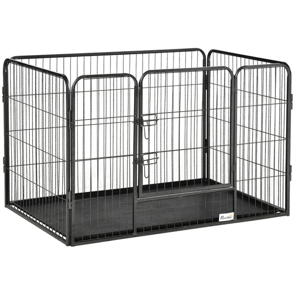 online Cage pour Chien 109x74x71 cm en Acier et ABS Gris