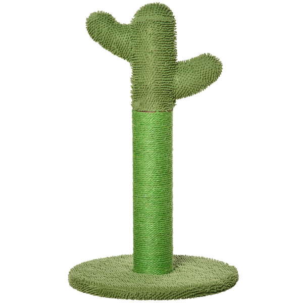 prezzo Poteau à Chat Cactus 40x40x65 cm en Corde Sisal Vert