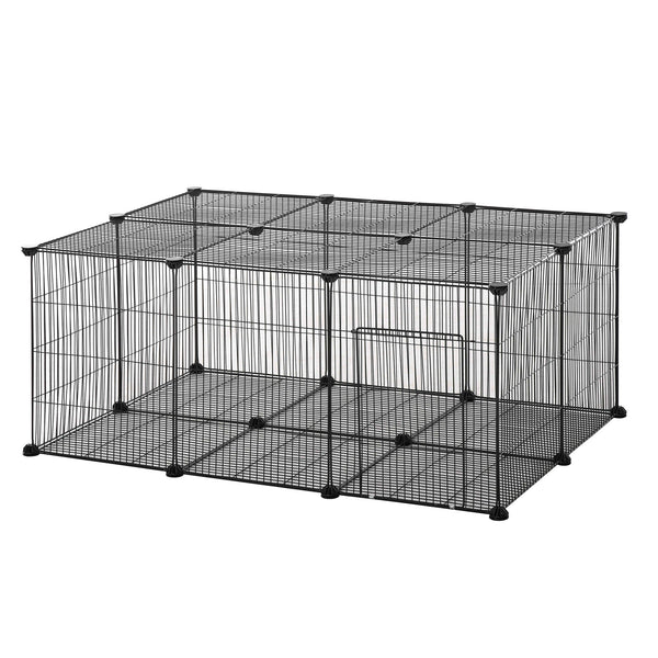 online Cage Lapin 105x70x45 cm en Métal Noir