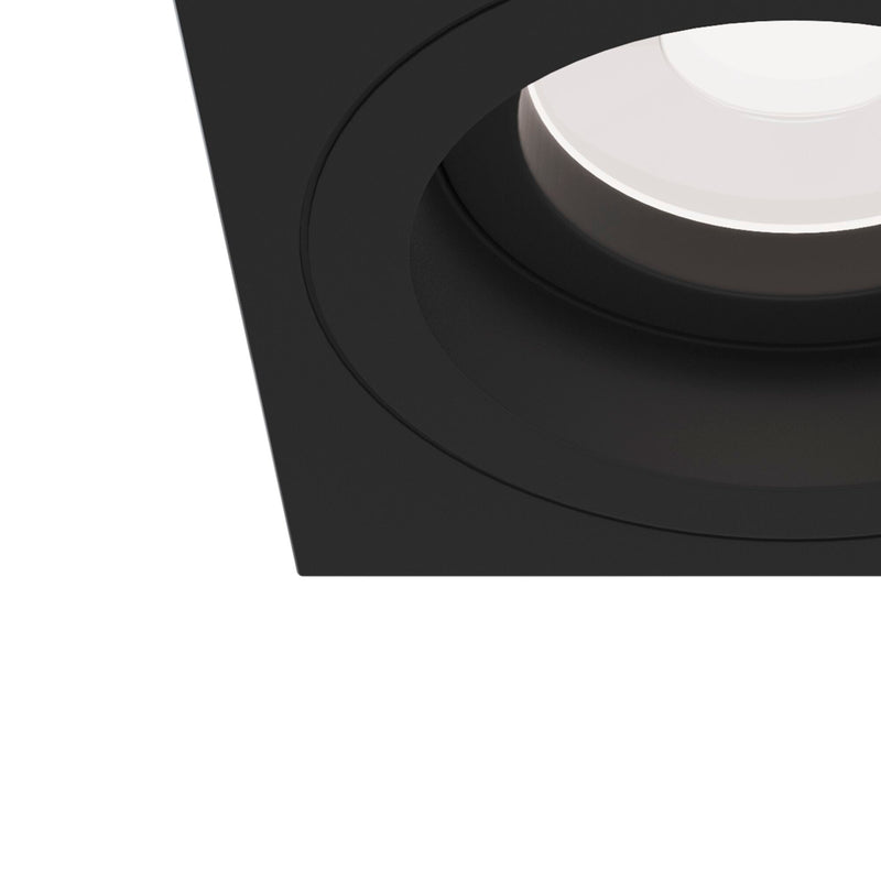 Faretto da incasso Downlight in Alluminio Atom Nero-3