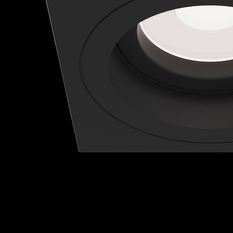 Faretto da incasso Downlight in Alluminio Atom Nero-4