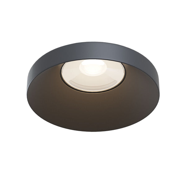 online Spot encastré Downlight en aluminium noir Kapell