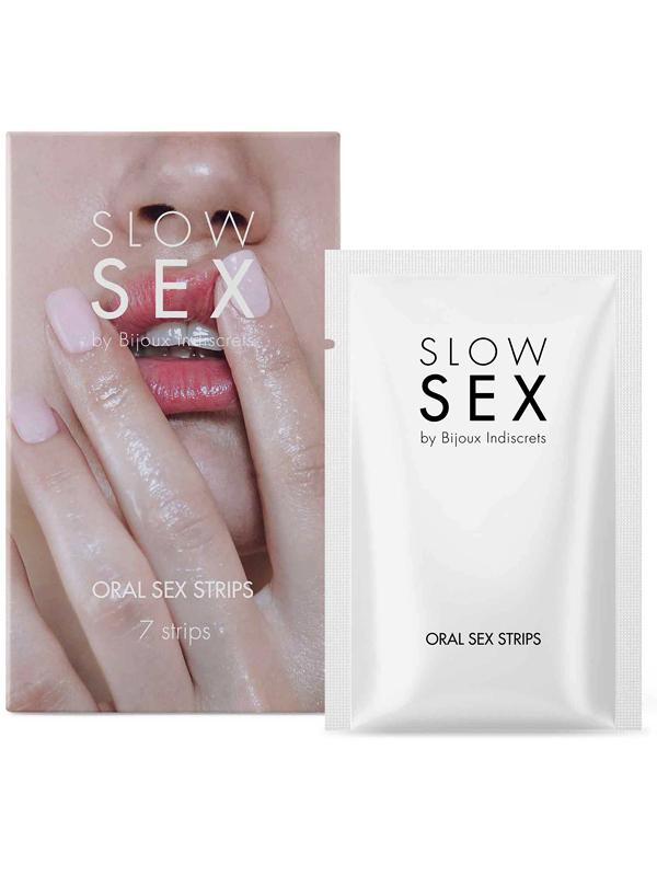 Bijoux Indiscrets - Slow Sex Oral Sex Strips Menta-1
