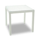 Set Tavolo e 4 Sedie da Giardino in Alluminio e Hularo Bianco-5