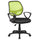 Chaise de bureau opérative en tissu et maille Tosini Atlanta vert/noir