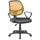 Chaise de bureau en tissu et maille Tosini Atlanta orange/noir