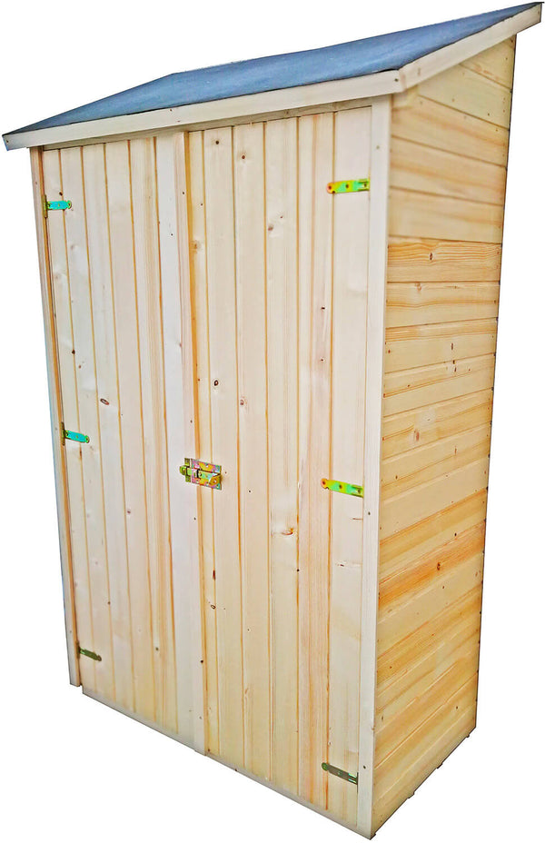 online Casetta Box da Giardino 1,2x0,6 m con Pavimento in Legno Picea Massello 16mm Eden
