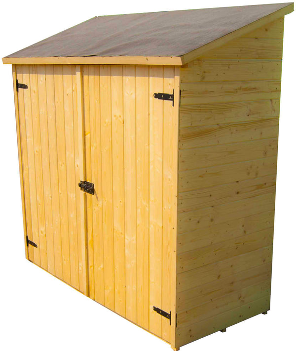 online Casetta Box da Giardino 1,63x0,74 m con Pavimento in Legno Picea Massello 16mm Eden
