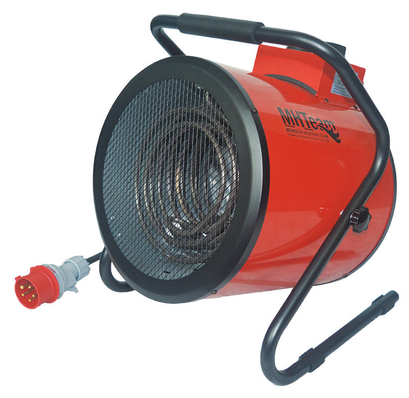 Generatore di Aria Calda 5000W Riscaldatore Elettrico Industriale Rosso-1