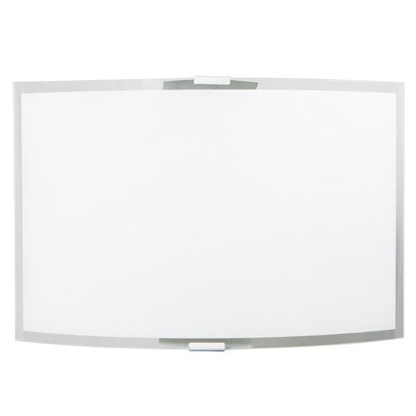 sconto Applique 1xE27 Argent Cadre Verre Plaque Blanc-Transparent E-Energy Elisa