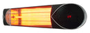 Stufa Elettrica ad infrarossi da Esterno 88x13x9 cm in Fibra di Carbonio  Pegaso Nero-3