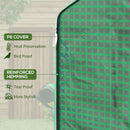 Copertura per Serra da Giardino con Porta a Cerniera e Finestre 140x143x190 cm in PE Verde-4