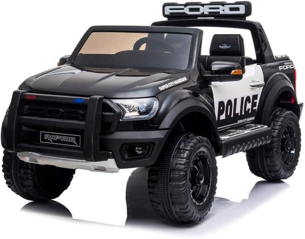 prezzo Voiture de police électrique pour enfants 2 places 12V Ford Ranger Raptor Police