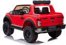 Macchina Elettrica per Bambini 2 posti 12V Ford Ranger Raptor Rossa-3