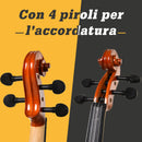 Violino 4/4 per Adulti con Custodia e Accessori  -5
