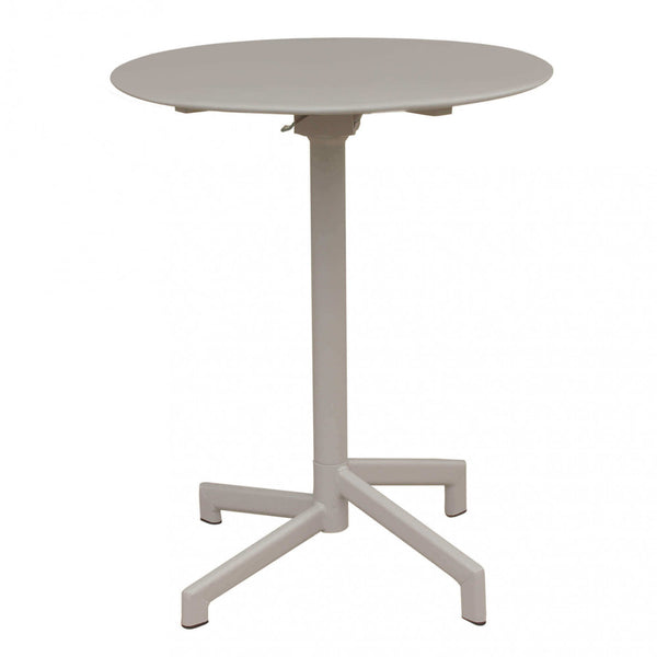 online Table Vega Ø60x74 h cm en acier Tortora
