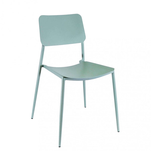 prezzo Chaise de jardin empilable Vega 42x53x80 h cm en acier vert