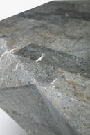 Tavolino da Soggiorno 120x70x40 cm in Pietra Fossile Diamond medium Grigio-4