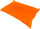 Coussin Flottant 163x111cm en Tissu Pomodone Flottant Orange