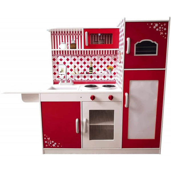 Cuisine jouet pour enfants 100x120x34 cm en bois online