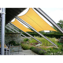 Tenda Vela Ombreggiante Quadrata 3,6x3,6m in Poliestere Tortora-4