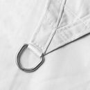 Tenda Vela Ombreggiante Triangolare 5x5m in Poliestere Bianca-2