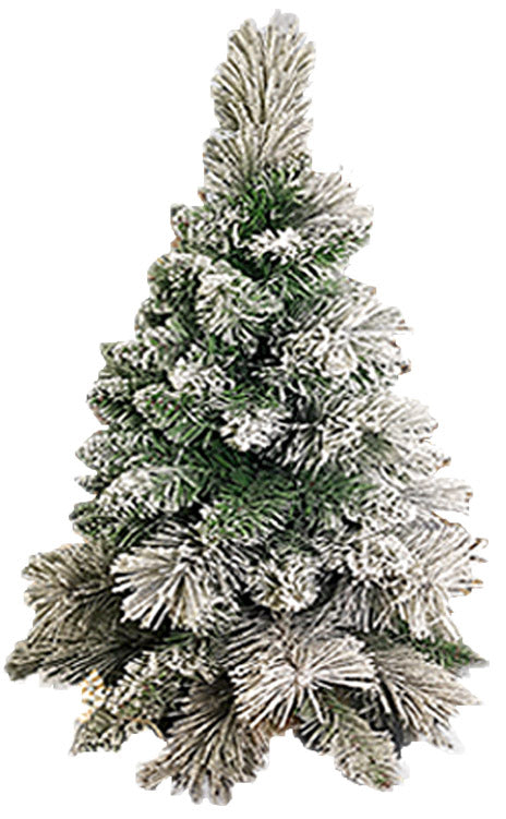 acquista Mini Sapin de Noël Artificiel Couvert de Neige Rideau Vert Différentes Tailles