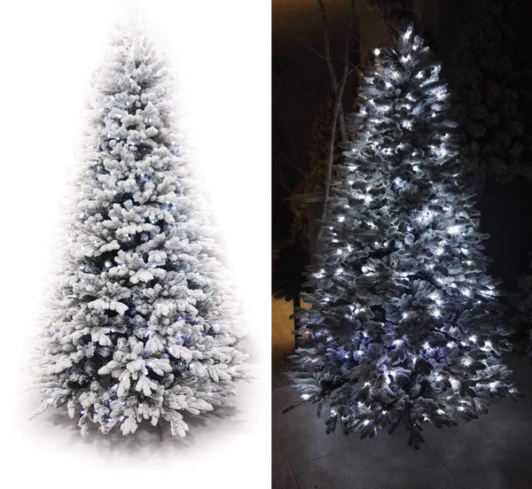 Sapin de Noël Lumineux Led Blanc Froid Abetone prezzo