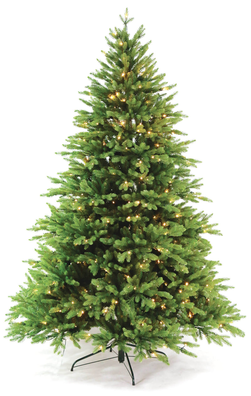 Albero Di Natale Luminoso Led Bianco Cald Abetone Grenn-1