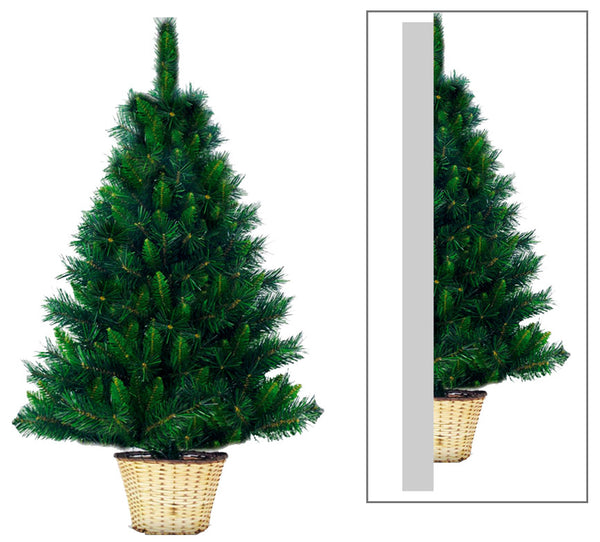 Sapin de Noël Artificiel Panier Mural Suède Vert Différentes Tailles online