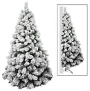 Albero di Natale Artificiale da Parete Innevato Alfa White Varie Misure-1