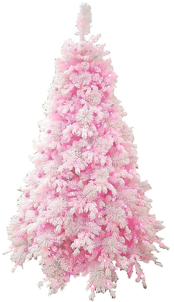 Sapin de Noel Artificiel avec Monterosa Rose Led Blanche Différentes Tailles prezzo