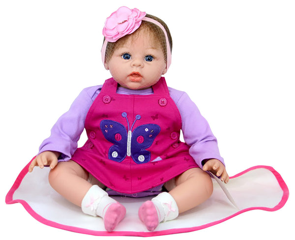 Kidfun Real Baby Maya Reborn Baby Doll Réaliste Vinyle 30cm Assis online