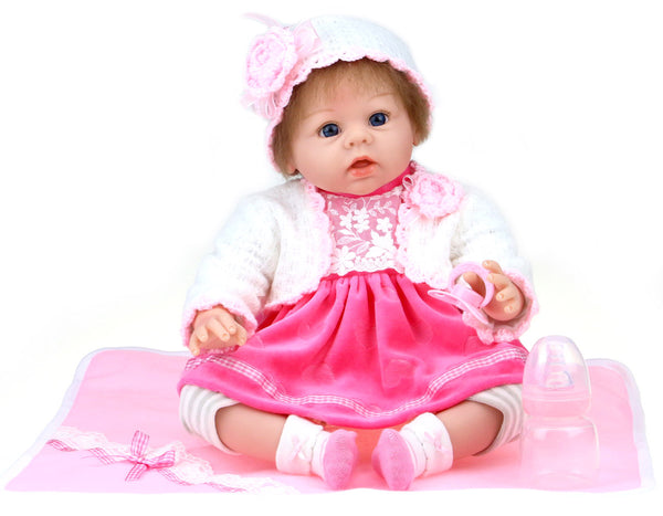 online 30cm Réaliste Vinyle Femme Reborn Doll Sitting Kidfun Real Baby Lola