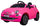 Voiture électrique pour enfants 12V avec permis Fiat 500 rose