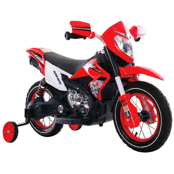 Moto Moto Electrique Enfant 6V Kidfun Motocross Rouge sconto