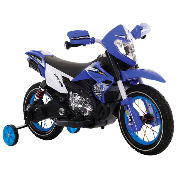 Moto Electrique Enfant 6V Kidfun Motocross Bleu sconto