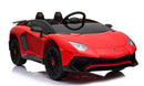 Macchina Elettrica per Bambini 12V Lamborghini Aventador Roadster SV Rossa-4