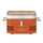 Barbecue à Charbon Portable 42,5x34,7x 23 cm en Métal Cube Orange