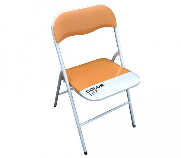 acquista Chaise de jardin pliante Slim 44x45x79 h cm en acier orange