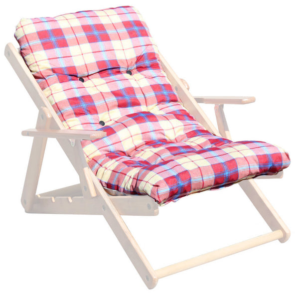 online Coussin pour fauteuil Relax 56x16x110h cm en coton rouge