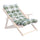 Coussin pour fauteuil Relax 56x16x110h cm en coton vert