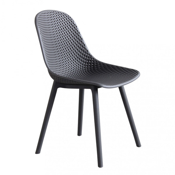 online Chaise de jardin Vichy 55x46,5x85 h cm en plastique taupe