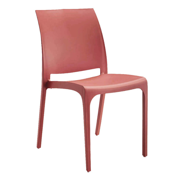 online Chaise de jardin Volga 46x54x80 h cm en polypropylène rouge