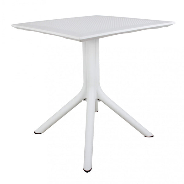 prezzo Table Jarvis 80x80x75 h cm en Polypropylène Blanc