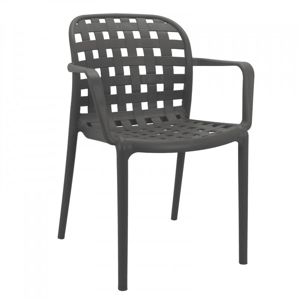 acquista Chaise de jardin Sharon 58x57,5x82,5 h cm en polypropylène gris clair