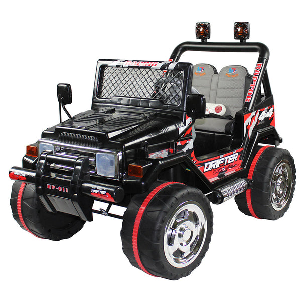 Voiture électrique pour enfants 12V 2 places Happy Kids Off-Road Noir online